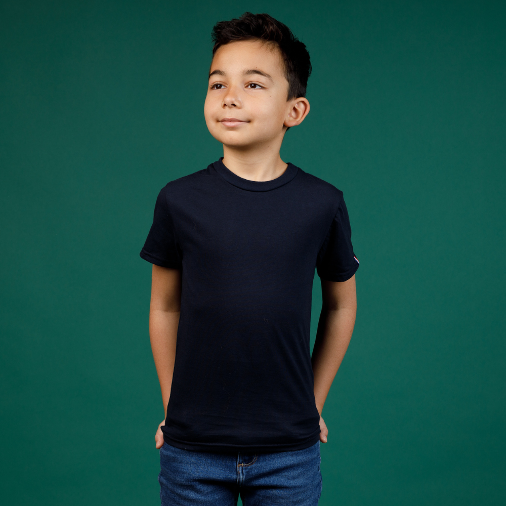 T-Shirt enfant coton bio écoresponsable fabrication française Incop